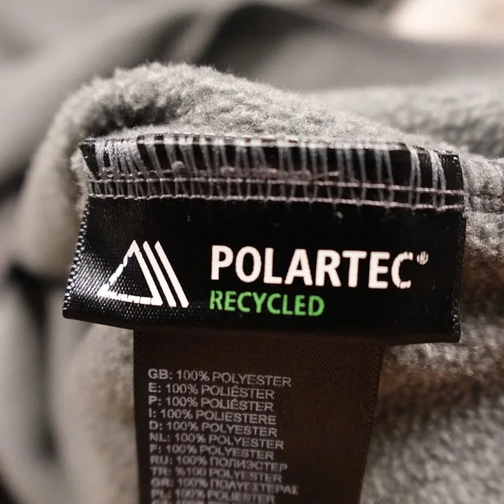 The North Face Men’s Gray Polartec Quarter-Zip Fleece Pullover Size Medium‎